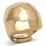 Alamode Rose Gold Brass Ring with No Stone - Alamode