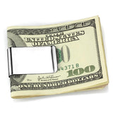 Alamode High polished (no plating) Stainless Steel Money clip with No Stone