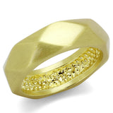 Alamode Gold & Brush Brass Ring with No Stone