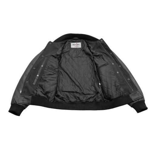 Bomber Varsity New Jersey Devils Leather Jacket - Jackets Expert