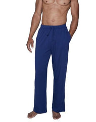 Wood Underwear deep space blue men's lounge pant w-drawstring - Flyclothing LLC