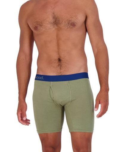 Wood Underwear olive mens biker brief w-fly - Flyclothing LLC