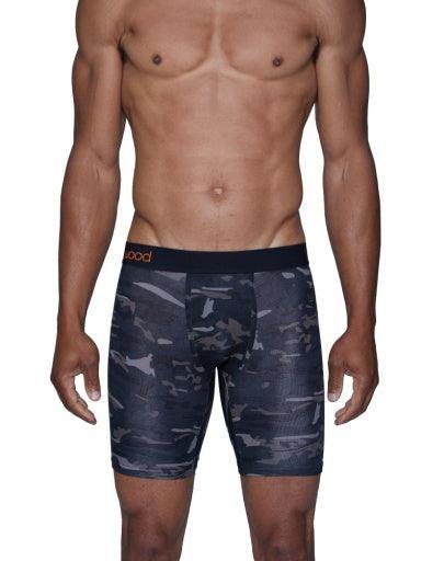 Wood Underwear forest camo men's biker brief w-fly - Flyclothing LLC