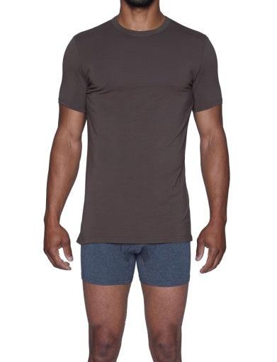 Wood Underwear walnut men's crew neck undershirt - Flyclothing LLC