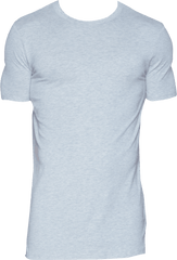 Wood Underwear heather grey men's crew neck undershirt - Flyclothing LLC