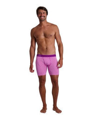 Wood Underwear purple interlock men's biker brief w-fly - Flyclothing LLC