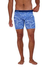 Wood Underwear blue camo mens biker brief w-fly - Flyclothing LLC