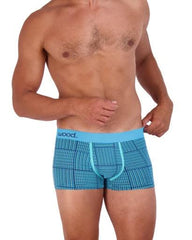 Wood Underwear blue hound weave men's trunk - Flyclothing LLC