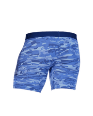 Wood Underwear blue camo mens biker brief w-fly - Flyclothing LLC