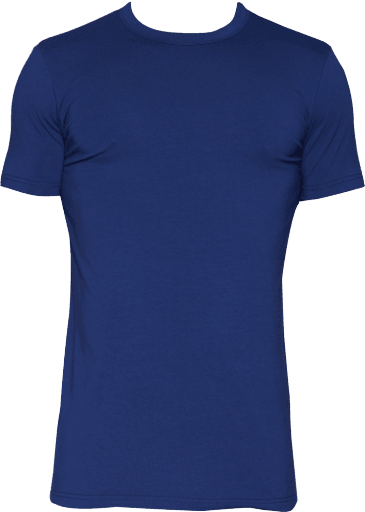 Wood Underwear deep space blue men's crew undershirt - Flyclothing LLC