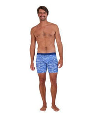 Wood Underwear blue camo mens biker brief w-fly - Flyclothing LLC