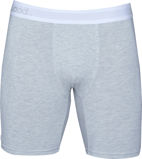 Wood Underwear heather grey men's biker brief - Flyclothing LLC