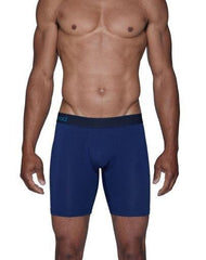 Wood Underwear deep space blue men's biker brief w-fly - Flyclothing LLC