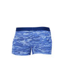 Wood Underwear blue camo mens boxer brief w-fly - Flyclothing LLC