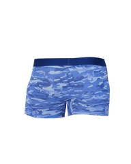 Wood Underwear blue camo mens boxer brief w-fly - Flyclothing LLC