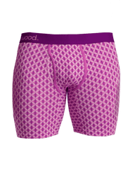 Wood Underwear purple interlock men's biker brief w-fly - Flyclothing LLC