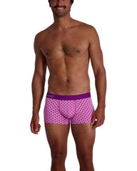 Wood Underwear purple interlock men's trunk - Flyclothing LLC