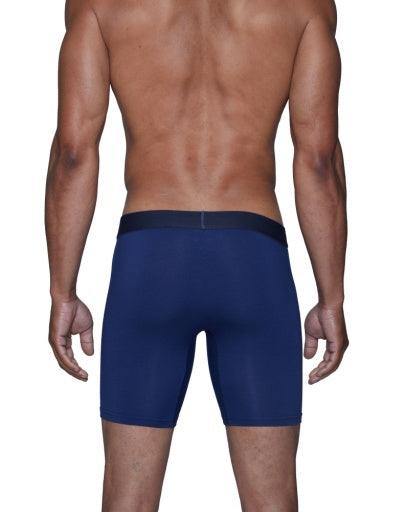 Wood Underwear deep space blue men's biker brief w-fly - Flyclothing LLC