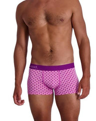 Wood Underwear purple interlock men's trunk - Flyclothing LLC