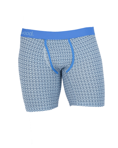 Wood Underwear steel blue rings men's biker brief w-fly - Flyclothing LLC