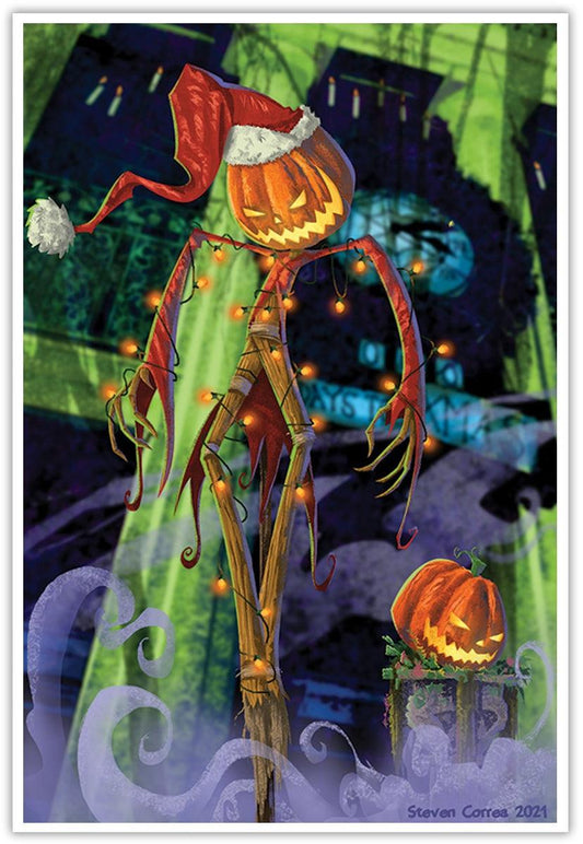 Steven Correa The Jack O Lantern 12 x 18 Art Print - Flyclothing LLC