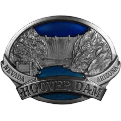 Hoover Dam Enameled Belt Buckle - Flyclothing LLC