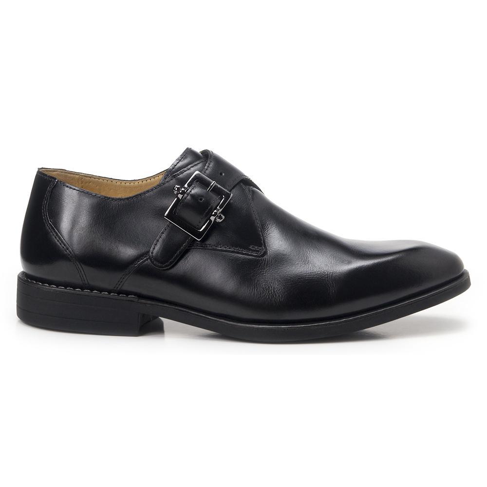 Sandro Moscoloni Premium Wendell Plain Toe Side Buckle Slip On - Flyclothing LLC